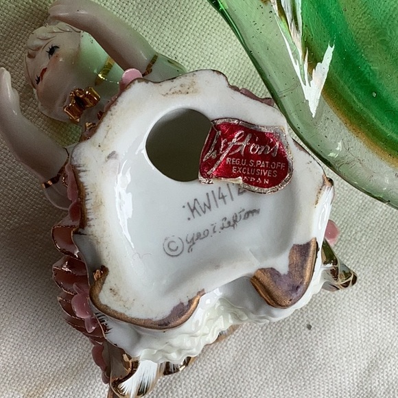 ⚜️ Lefton Bloomer Girl K1412, Vintage Porcelain Figurine NVC - Picture 8 of 16